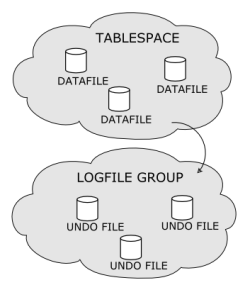 MySQL Cluster Disk Data Files (Tablespace,
Datafiles; Logfile Group, Undo Files)